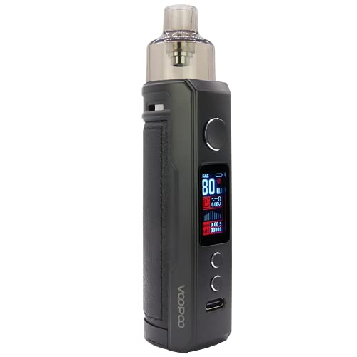 Voopoo Drag X Mod Pod Kit 80 W, Pod-System 4,5 ml, e-Zigarette, dark knight