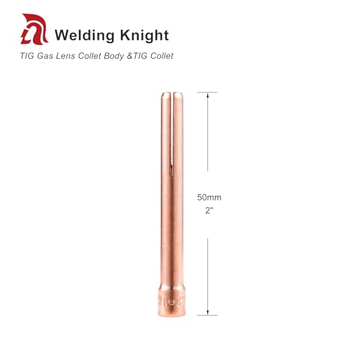Image of Large TIG Gas Lens Collet Body 995795 1 /8 inch&3.2mm 10N25 7Pcs | TIG Collet for TIG Welding Torch WP-17, 18 & 26 Series Consumables