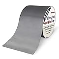 EDSRDRUS RV Roof Tape Grey 4 Inch x 20 Ft Sealant, Waterproof & UV Resistant Permanent Repair for Roofs, Pipes, Gutter, Deck Fittings