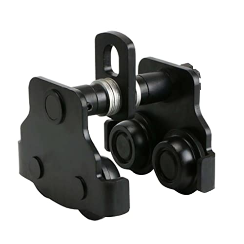 Carro Manual De Acero Aleado Con Capacidad De 2T/3T, Ancho De Brida De Viga En I De 3,1”-6,9”, Carro De Empuje Para Vigas De Alta Resistencia, Polipasto De Garaje Para Vigas En I Y H(Size:4400LBS)