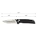 Firebird Folding Knife F7601-CF GANZO Pocket Folding Hunting Knife Carbon Fiber Handle SS Blade