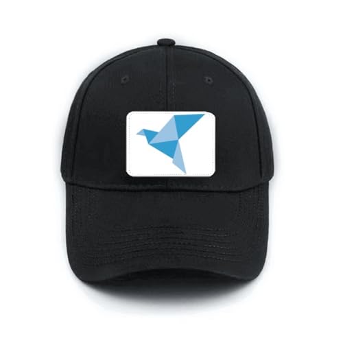 Casquette baseball pigeon bleu réglable classique noire homme femme