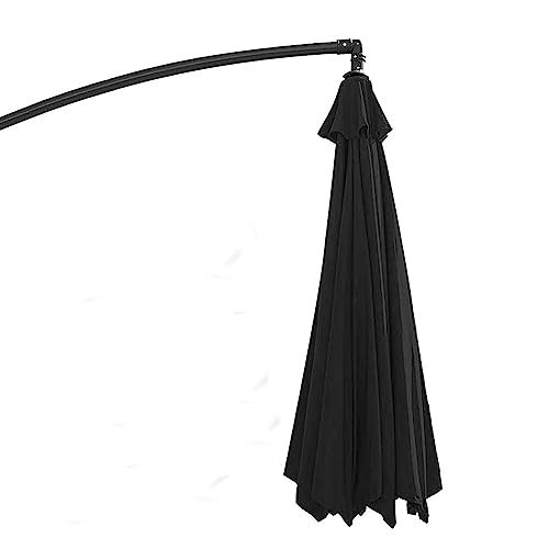Toldo de repuesto para sombrilla de patio multicolor de 6 varillas y 270cm