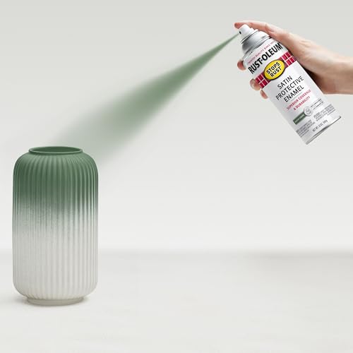 Image of Rust-Oleum 369192 Stops Rust Spray Paint, 12 oz, Satin Earthy Green