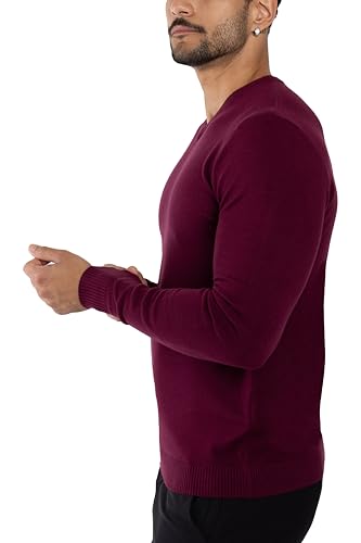 X RAY Mens V Neck Sweater, Basic Slim Fit Pullover, V-Neck Dress Sweater for Men Fall Winter (Available in Big & Tall)4
