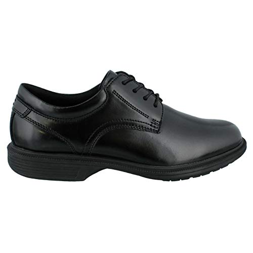 Nunn Bush Men's Baker Street Plain Toe Oxford Lace Up with Kore Slip Resistant Comfort Technology2