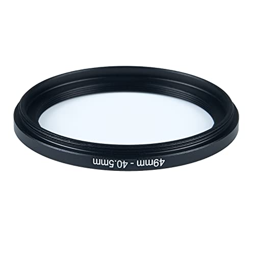 Image of 49mm to 40.5mm Step-Down Ring Filter Adapter for All Brands UV ND CPL Metal Ring Step-Down Rings Adapter Filter (49mm-40.5mm)