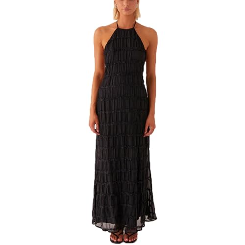 Robe maxi dos nu idéale pour vos soirées d'été et cocktails en terrasse