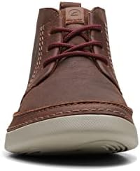 Clarks Men's Gereld Mid Ankle Boot, Brown Leather, 7 | Image 1