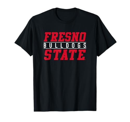 Fresno State University Bulldogs Between The Lines T-Shirt