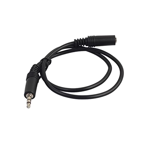 Housoutil ユニバーサルヘッドホン延長コード 05メートル オス-メスオーディオケーブル ステレオ-auxアダプター スマートフォン タブレット Mp3プレーヤー用