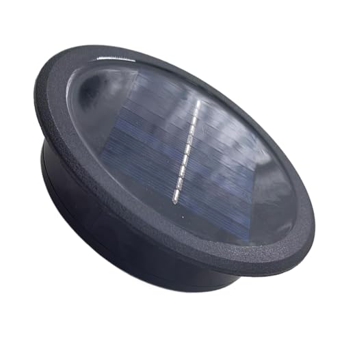 Décoration de cour réussie grâce au haut de lampe solaire 11cm étanche
