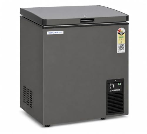 Image of Voltas Convertible Deep Freezer, Single Door, Top-Open, Grey, CVF191SA3-P-GE(2026 latest model),2 Star