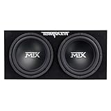 MTX Audio Terminator Series TNE212D 1,200-Watt Dual 12-Inch Sub Enclosure