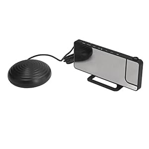 Wekker met vibratieprojectie, automatische lichtgevoelige projectiewekker Dubbele wekkermodus met vibrator voor thuis voor op kantoor