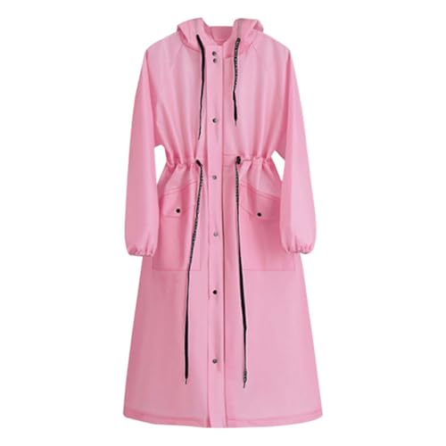 Manteau de pluie femme imperméable et respirant avec de grandes poches zippées