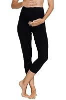 Bonds Women's Maternity Cropped Legging Hosiery, Black, Medium-Large UK