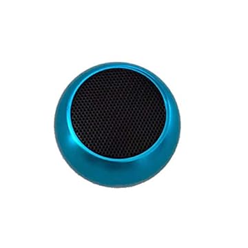 Mini Caixa de Som Bluetooth Metal Amplificada Mini Speaker 3w - Azul