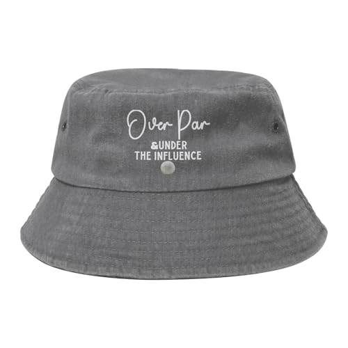 Over Par and Under The Influence Bucket Hats for Women