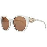 Kunststoff Swarovski Damen Sk0174-5721e Sonnenbrille, White/Brown, 57/21/140