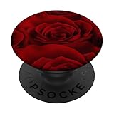 Elegant Roses Flower Pattern - Beautiful Red Rose Floral - PopSockets Grip and Stand for Phones and Tablets