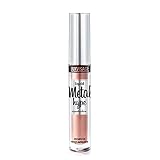 Luxvisage Long Lasting Highly Pigmented Metallic Liquid Eyeshadow Metal Hype, Color 2 Golden Peach
