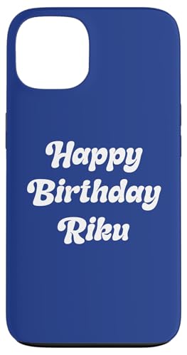 Happy Birthday Riku Case for iPhone 13
