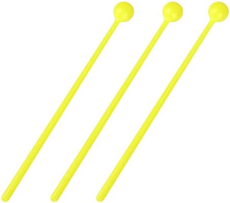 Gavel Gavels 16Pcs Kids Drumsticks Bell Mallets Percussion Drum Sticks Piano Hammer Teaching Aids for Tongue Drums Keyboard Percussion (Yellow) Gavel Drumstick