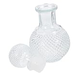 Vertido preciso: el diseño de la botella garantiza un vertido preciso, evitando el desperdicio y permitiéndole controlar el consumo de su bebida de manera más efectiva, botellas de whisky, decantador de brandy de vidrio