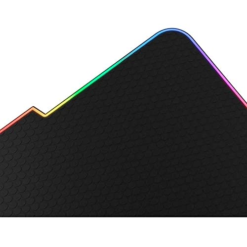 Image of HyperX FURY Ultra - RGB Gaming Mouse Pad, Medium, 360 RGB Lighting, 20 RGB LED Zones, Low Friction Hard Surface, Anti-Slip Rubber Base