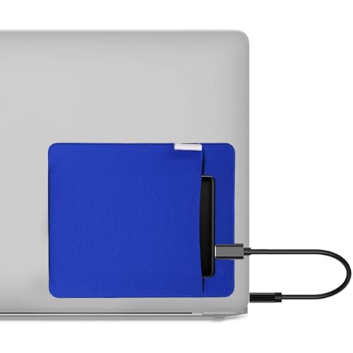 Housse de disque dur externe avec fixation adhésive extensible
