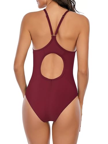 Image of Century Star Women Athletic One Piece Swimsuits-2026 Training Bathing Suits for Teens Juniors