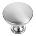 25 Pack - Cosmas 5305SN Satin Nickel Traditional Round Solid Cabinet Hardware Knob - 1-1/4" Diameter