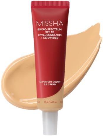 MISSHA M Perfect Cover BB Cream No.25 Warm Beige SPF 42 PA+++ 1.69 oz