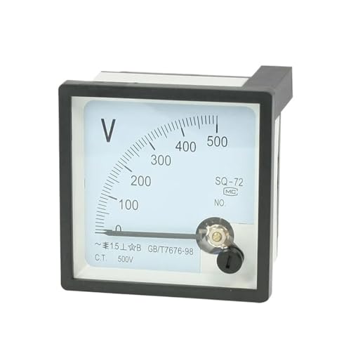 Voltmètre CC à pointeur SQ-72 CP-72 89T2 72L1 300V pour mesure de tension continue