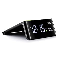 Braun Digital Alarm Clock with VA LCD Display, Touch Snooze Pad, Quick Set, Automatically Adjusting