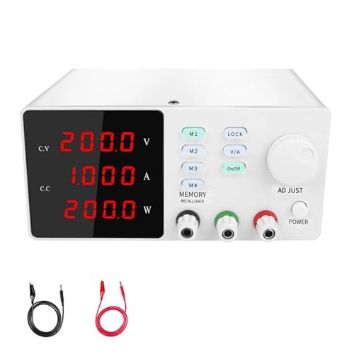 Alimentatore CC Con Display LED A 4 Cifre 400 V 1 A Da Laboratorio CC Programmabile Ad Alta Precisione For La Scuola Alta stabilitàSPPS-S2001 DIY
