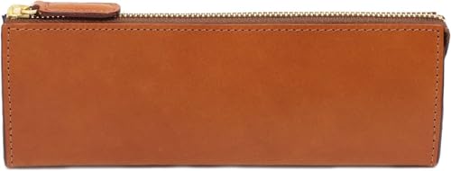 スリップオン(Slip-On) Rioファスナーペンケース L キャメル A-IOL-3501 革 イタリアンレザー ラージサイズ シンプル ギフト