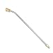 STYDDI High Pressure Power Washer Extension Wand, 30 Degrees Curved Rod, Undercarriage and Gutter Cleaner Attachment, 15 Inch Stainless Steel Angled Extension Lance, 1/4 Inch Quick Connect