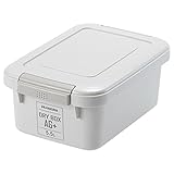 ハクバ HAKUBA 防湿保管ケース ドライボックス AG+(エージープラス)5.5L 銀イオン抗菌仕様 日本製 ウォームグレー KMC-89AG55WG スタッキング可能 乾燥剤付属