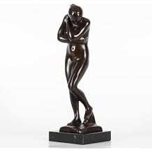 Bronze Eve Statue by Rodin Replica Famous Sculpture Home Decor 11.2 Inches