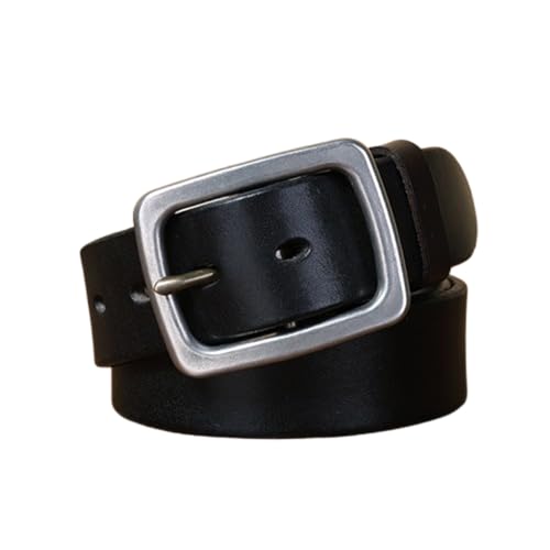 Ceinture vintage en cuir véritable pour look jean quotidien