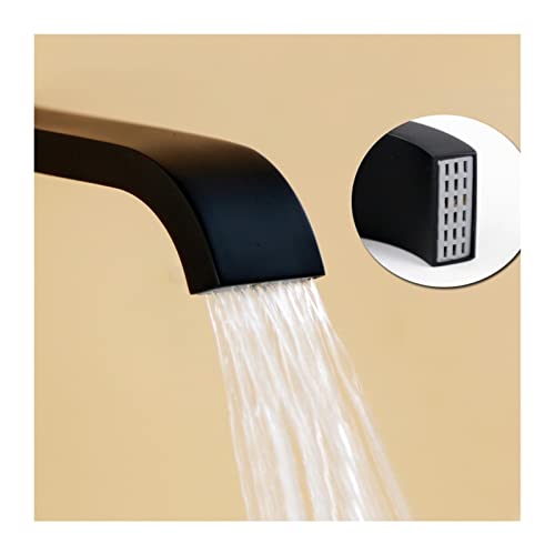 Robinet lave-mains noir mat design cascade pour wc et balcon - 8