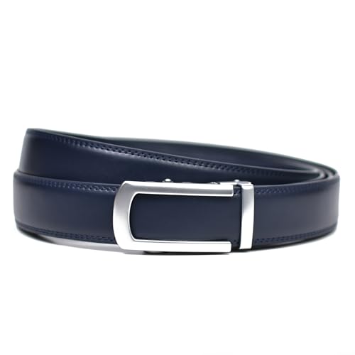 Image of WildHorn Men's Genuine Leather Belt for Men| Premium Auto-Lock Buckle | Adjustable up to 48 inch | Formal & Casual Wear | Micro-Adjust Fit | Stylish Gift Box Included