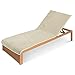 JEMIDI Housse chaise longue - Protection chaise de jardin 200 x 75 cm en coton - Serviette grande taille pour plage piscine bronzage