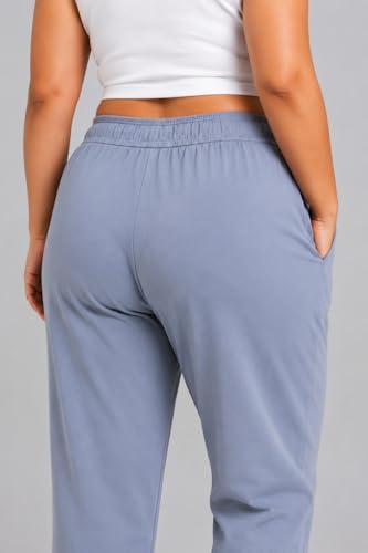 Image of CUPID Woman's Plus Size Plain Cotton Half Pant, 3 /4th Sports n Casual Night Short Pant, Knee Length Indoor n Outdoor Capris for Ladies