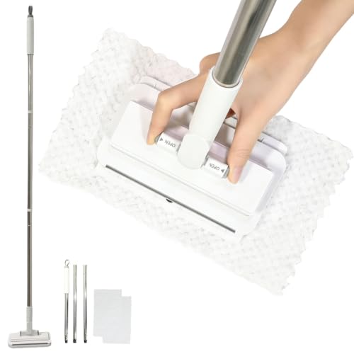 Image of Mini Mop, Hands-Free One-Touch Pad Release, 360 Rotating Head