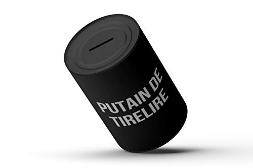 FISURA - Tirelire Originale pour Adultes avec Le Message p*Tain de Tirelire. Grande Tirelire à casser. Dimensions : 13 x 20 centimètres.