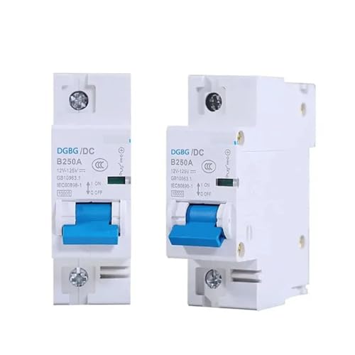 Disyuntor solar 150A de dos polos e interruptor de protección contra cortocircuitos en paneles de 48V 3