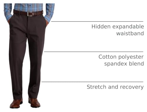 Image of Haggar Men's Classic Fit Iron Free Premium Khaki Casual Pant